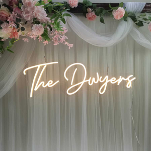 Factory Wholesale Custom LED Neon Light Sign Free Design Personalized Name Logo Board For Wedding Birthday Party Decor