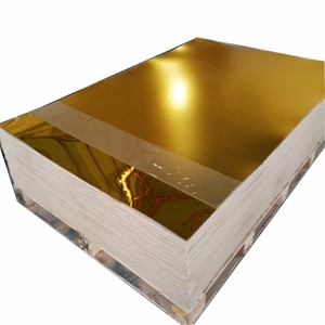 Wholesale 3mm Silver Gold Acrylic Mirror Sheets Price For Laser Cutting Signage, Displays & Interior Decoration