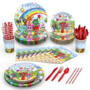 Cartoon Animation Rhythm Box Birthday Party Decoration Cake Top Party Supplies for Children's Birthday Parties