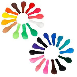 Round Latex Balloons Assorted Colors for Birthday Party Decorations 10 in