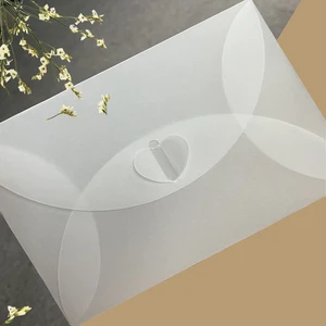 Personalized Acrylic Wedding Invitation Colorful White Fairy Style Translucent Clear Tracing Paper Printable Vellum Paper