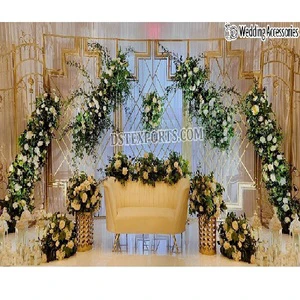 Buy Wedding Arch Stand for Stage Backdrop Stylish Arch Decor Stand for Wedding Party Unique Wedding Stage Display Backdrop Stand