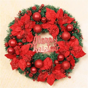Christmas Garlands & Wreaths 30cm 40cm 50cm 60cm Decorative Door Hanging Christmas Decoration Decor Christmas Wreath