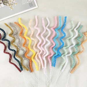 Children's Day Cake Decoration Versatile Soft Strips Multi-color and Versatile Soft Strips Dessert Table Cake Decoration