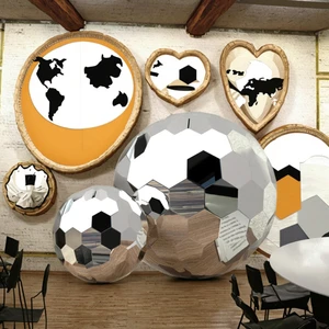 2025 Modern Art Metal Sphere Sculpture New Home Interior Party Wedding Center Decoration Ceiling Decorations for Weddings Events