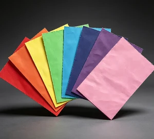 Eco Friendly Kraft Colored Tissue Paper Disposable Craft Paper for Wedding Gift Packaging