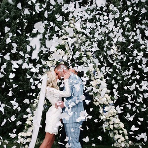 Bridal Marrage Ceremony Stage White Pink Color Biodegradable Tissue Paper Party Butterfly Confetti Wedding Decoration Supplies