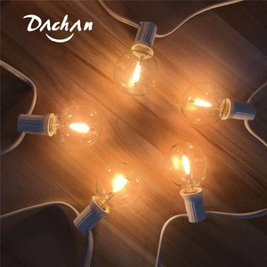 Valentine Waterproof 25 Bulbs LED String Lights for UK HONG KONG Cyprus Ireland Outdoor Garden Wedding Party Decor