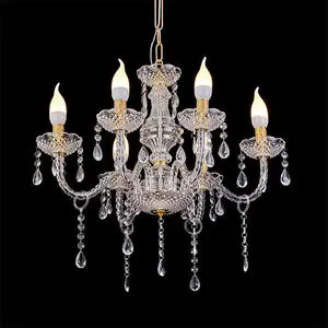 Factory Direct Sales Wedding Acrylic Crystal Chandelier Decorative Lights Ceiling Wedding Wedding Props Chandelier