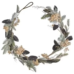 Highj Quality Modern Wreath Indoor Christmas Decoration Hanging Garland for Front Door Party Display Ornament Wreath
