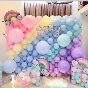 Arch Set Tail Balloon Printed Latex Lucky Balloons Party Decorations Supplies Wedding Girl Birthday Party