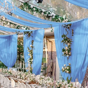 Suppliers Wedding Ceiling Drape Decorations Backdrop Curtain for Weddings Curtains Valances 100% Polyester Flame Retardant