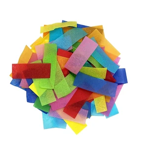 Hot Selling Mixed Anti-flame Multicolor British Red Blue White Tissue Paper Confetti for Party Wedding