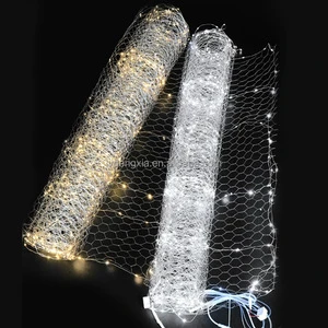 Romantic Decorations Star Light Net Ceiling Wedding Props Luminous Net Light Wedding Ceiling Decorations Lights
