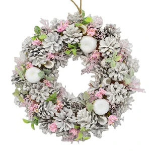Christmas Pinecone Wreath New Outdoor Christmas Decorations 2021