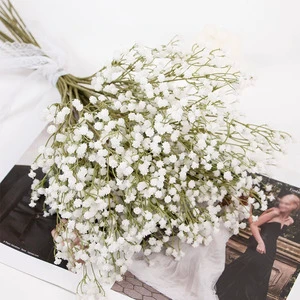 LUYI-Wholesale Long Stem Mini White Baby Breath Flower Arch for Wedding Wholesale Wedding