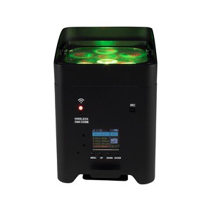 Wireless Remote Control APP Smart DMX RGBWUV LED Par Light Professional Stage Wash Light For DJ Event Wedding Decoration