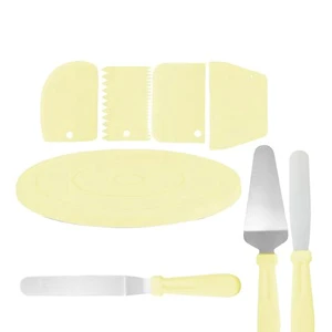 Kitchen Baking Accessories Set With Non Slip Turntable and Decorating Nozzles for DIY Birthday Wedding Cakes