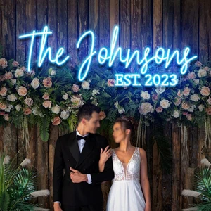 Wedding-specific LED Illuminated Signboards Offer Customization Services for Sizes and Styles.