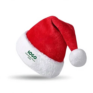Van Sally Cross-border European American Explosions Santa Claus Cosplay Christmas Decorative Hat Customizable Logo Polyester
