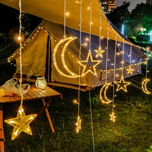 LED Curtain String Light Multi-Style Indoor/ Outdoor House Decorative Lighting for Christmas Wedding Party Decoration IP44 Rated