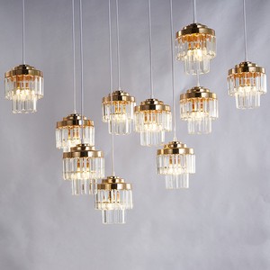 Wedding Ceiling Iceberg Chandelier Metal LED Light String Decoration