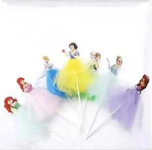 Design Wholesale Cartoon 7 Princess Cake Top Birthday Wedding Decor for Wonderful Party Decor