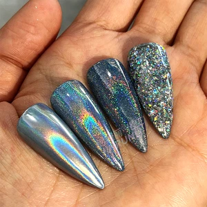 Iridescent Rainbow Color Shift Cosmetic Spectraflair Holographic Unicorn Chameleon Shimmer Pigment Powder for Nail Polish