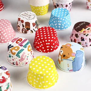 Cake Tools New Product Ideas 2021 Happy New Year Cake Decoration Supplies Birthday Decoration Paper Muffin Cups