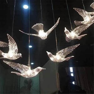 Flying Bird Design Wedding Ceiling Decor Chandelier Hanging Light Event Wedding Decor