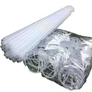 Wholesale 40cm Long Transparent Plastic Bobo Balloon Bubble Balloons Holder Stick for New Year Party Outdoor Use Durable