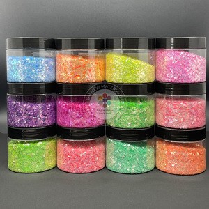Handmade New Look Glitter Solvent Resistant High-Sparkling Iridescent SR Size S401R-S412R Sequins for Other Party Decorations