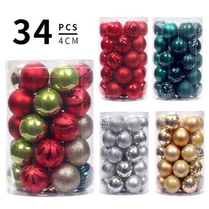 SHUANGYUAN Good Quality Christmas Tree Ornaments Pendants Decorations Xmas Ball Suit Pack Set Baubles