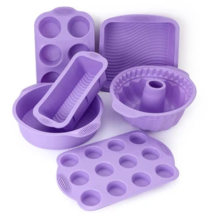 Durable Cake Molds Silicone 3D Round Shape Baking Silicone Mold for Chiffon and Sponge Cake