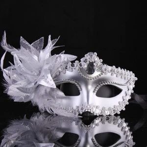 New Best-selling Halloween Masquerade Ball Lily Mask Half-face Performance Party Princess Sexy Mask