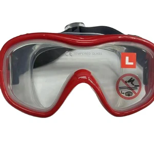 OEM&ODM Adults Professional Custom Logo Waterproof Anti-fog Tempered Glass Silicone Adjustable Diving Swimming Snorkel Mask