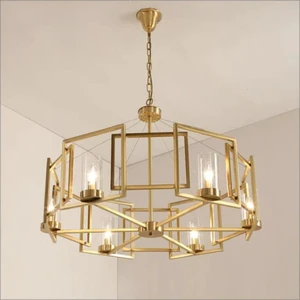Luxury Modern Gold Metal Eco-Friendly Pendant Lights Indoor Living Room Hotel Bedroom Wedding Chandeliers 5ft Sparxwizz
