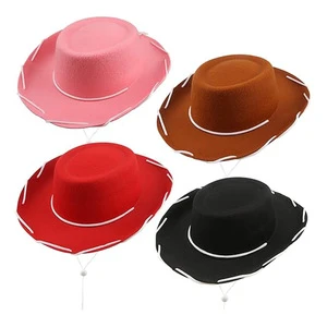 Children's Western Prop Party Cap Cowboy Hat For Halloween Role-Play & Festivals Cowgirl Cap For Boys & Girls