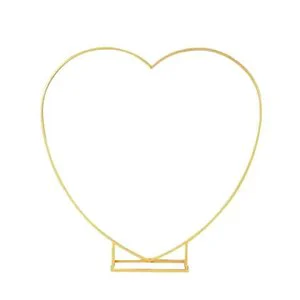 Gold Metal Arch Balloon Wedding Flower Arch Stand Wedding Decoration Backdrop Stand