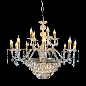 New European Wedding Crystal Chandelier Decorative Lighting Manufacturers Directly Supply Site Hotel Auditorium Lighting
