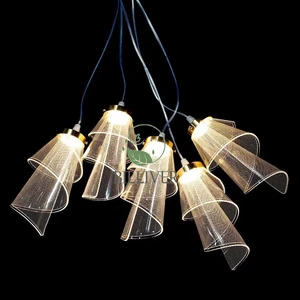 Newest Acrylic Ceiling Led for Hanging Lights for Wedding Decorations Party Holiday Light String Motif Event Decor Chandelier