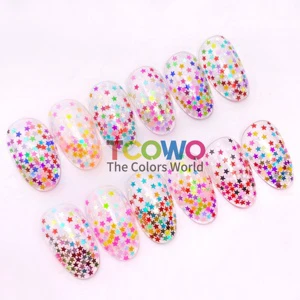 Star Shape Glitter Sequin 1MM Smallest Size for Resin Crafts and DIY Projects Nails Art Makeup and Cosmetics Party Decorations