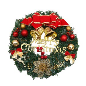 Christmas Wreath Artificial Winter Red Wreath Front Door Christmas Wreath for Home Holiday Christmas Decor