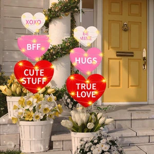 The Factory Quickly Delivers Custom Shaped Courtyard Signs for Love Decorations Outdoor Weddings