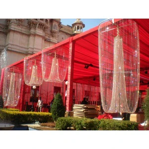 Wedding Ceiling Hanging Crystal Chandelier Jhumar Wedding Ceiling Decoration Crystal Chandelier Jhumar