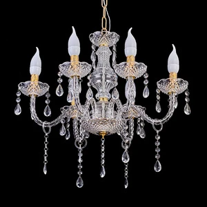 Wedding Acrylic Chandelier Ceremony Pavilion Wedding Hall Photography Area Ceiling Decoration Wedding Stage Props Chandelier