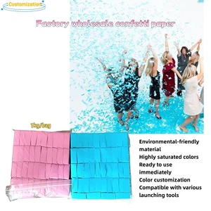 Eco-friendly Paper Confetti Plastic Free for Bridal Shower Baby Shower