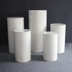 S0237 Wedding Event Decoration Supplies Window Plinth Props Round Cylinder Pedestal Stand Cake Cylindrical Dessert Table