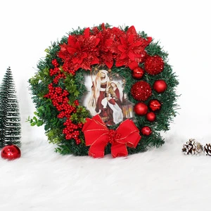Wholesale Door Decoration Merry Christmas Wreath Christmas Decoration Wreath
