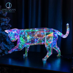 Cheetah Led Lights Birthday Party Decoration Room Home Decor Luxury Decorative Lighting for Wedding Event Gift Set Supplies